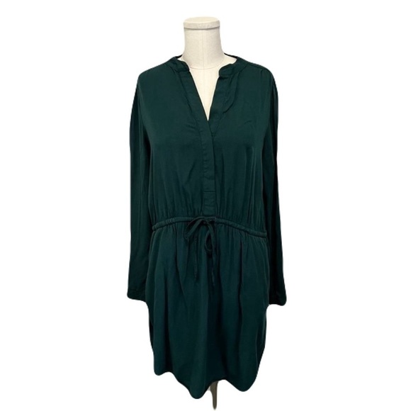 GAP Dresses & Skirts - Gap Half Button Shirt Dress Green